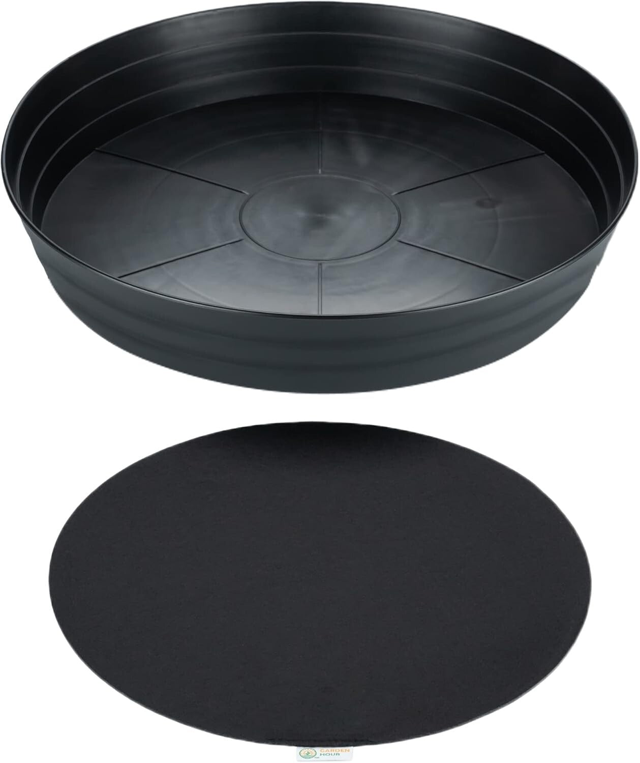 Stylish & Functional 25-Inch Plant Water Catcher - Ideal for Large Potted Plants