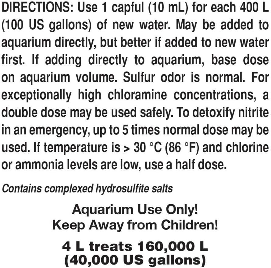 Prime Aquarium Conditioner – 1 Gal Liquid Detoxifier for Fresh & Saltwater Fish
