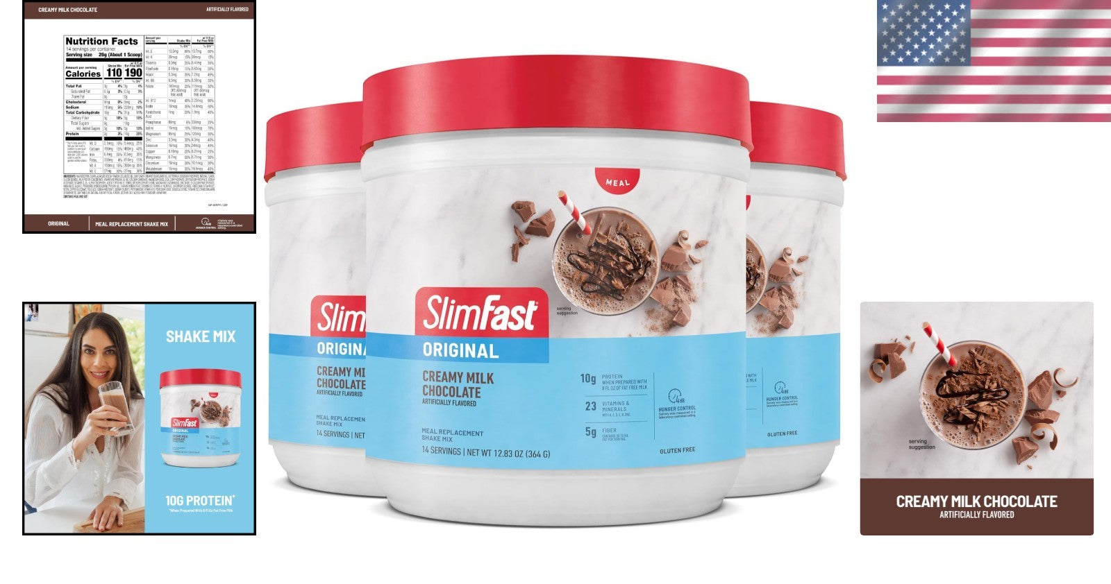 Protein-Rich Meal Replacement Shake - Creamy Chocolate, Healthy Weight Solution