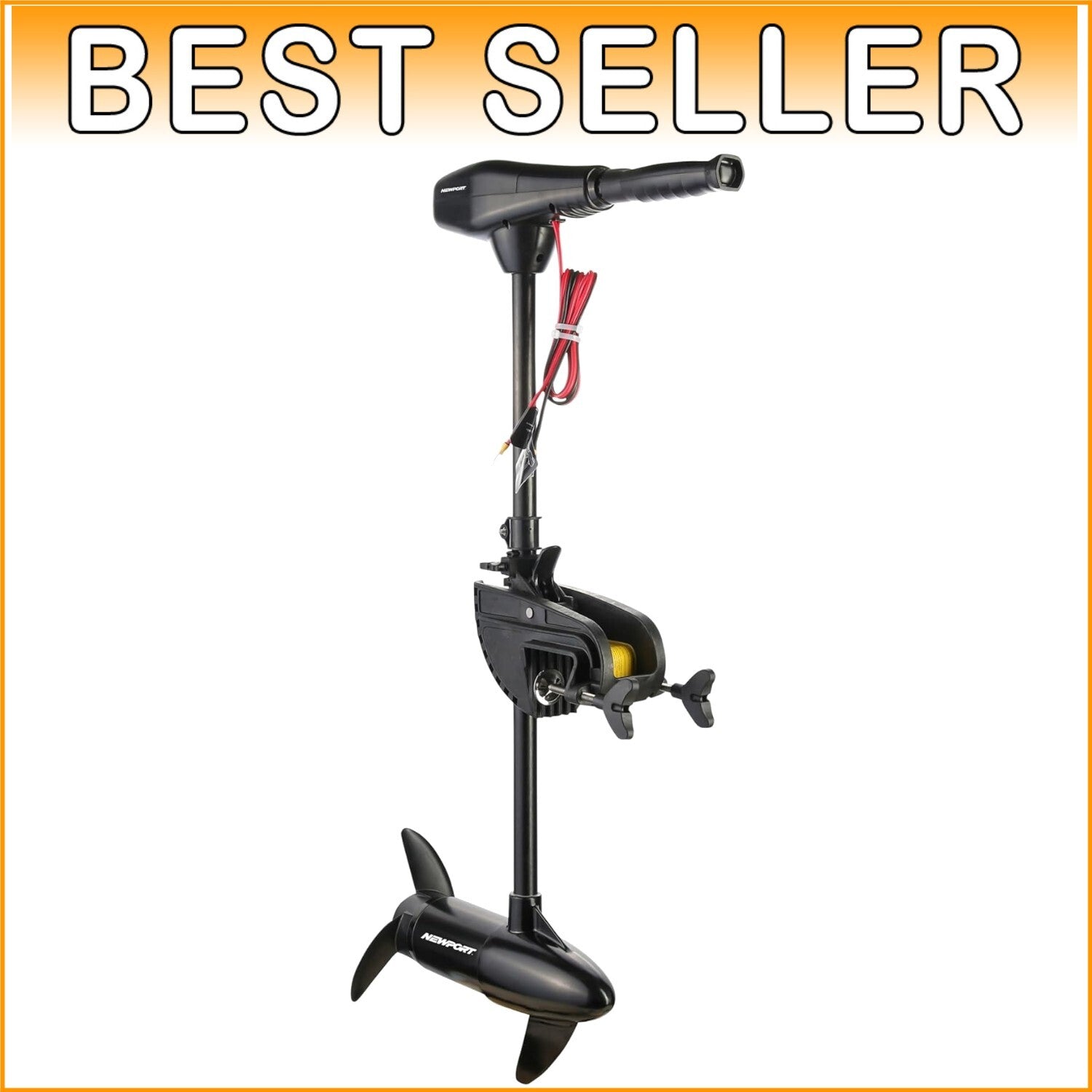 Durable Aluminum Trolling Motor for Saltwater - 30" Shaft & Adjustable Features