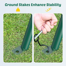 Load image into Gallery viewer, Premium Outdoor A-Frame Swing Set - Includes Saucer &amp; Belt Swing, Easy Assembly
