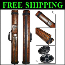 Load image into Gallery viewer, Lightweight Adjustable Billiard Cue Carrying Case for 2 Cues - Stylish Storage