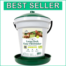 Load image into Gallery viewer, Convenient 6.25 Gallon Poultry Waterer with Top Fill Design &amp; Sturdy Handle