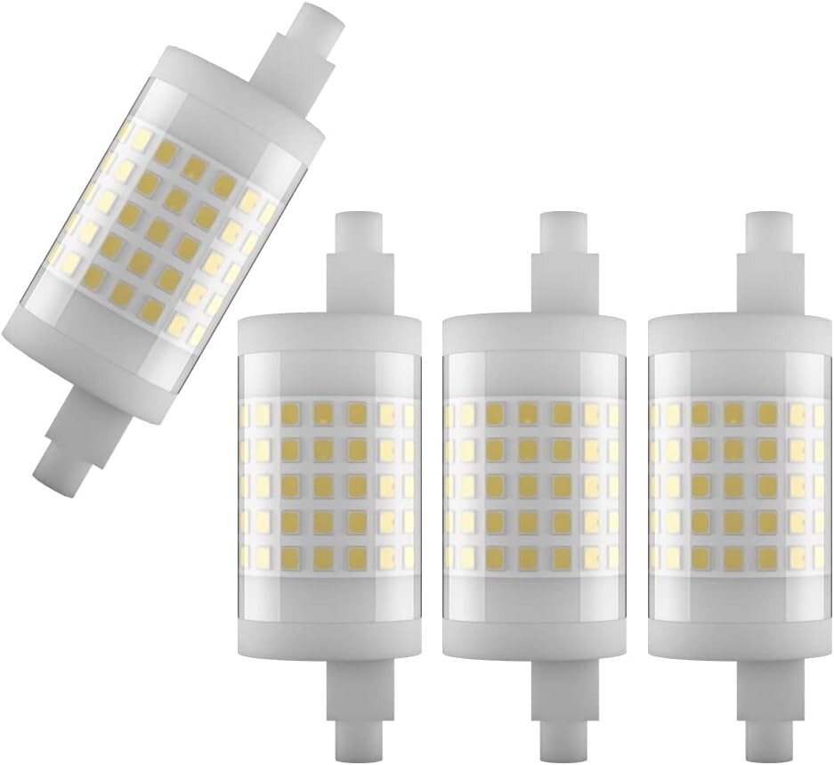Dimmable R7S LED Bulb 78MM, 10W Warm White 3000K - 100W Halogen Replacement -...