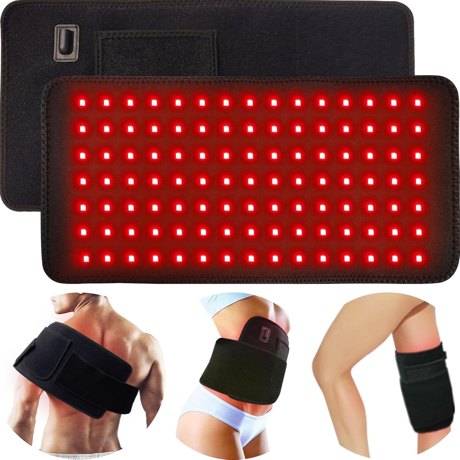 Comforting Red Light & Infrared Heating Pad for Comprehensive Body Relaxation