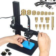 Load image into Gallery viewer, Adjustable Temperature Soldering Iron &amp; 370PCS Heat Set Inserts for 3D Printing