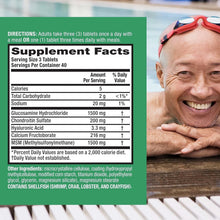 Load image into Gallery viewer, Advanced Glucosamine Chondroitin MSM Tablets - 120 Day Supply for Joint Comfort