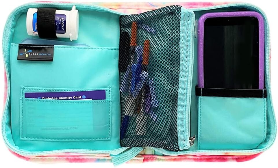 Stylish Omnipod Supply Case - Portable Diabetes Bag with Smart Organization