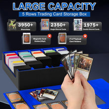 Load image into Gallery viewer, Multi-Functional Trading Card Storage Case with Removable Lid &amp; Magnetic Closure