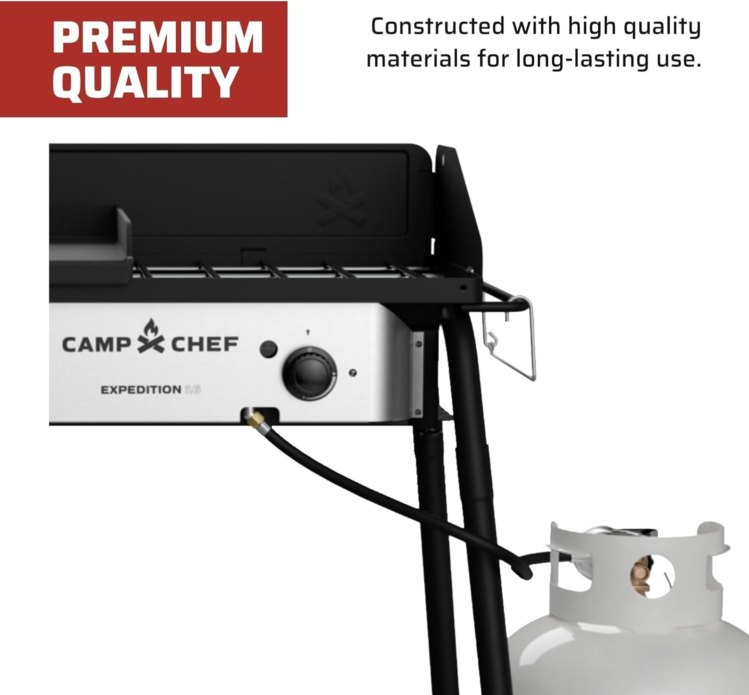 Lightweight Propane Hose with Standard Connector – Ideal for Camping Stoves