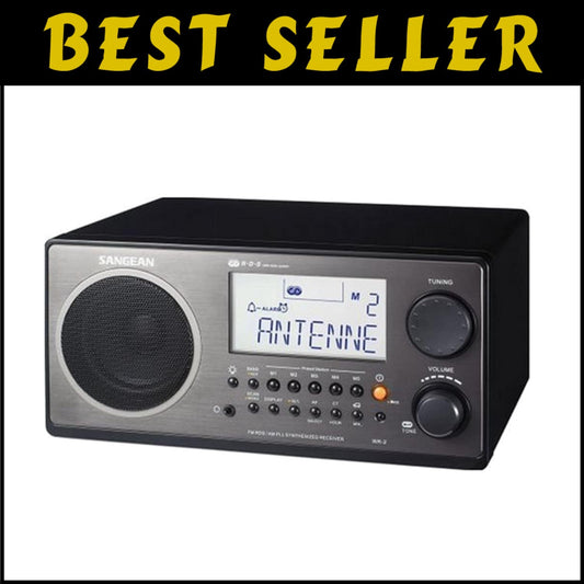 Elegant WR-2 Wooden Cabinet Radio: Digital Tuner with Stunning Audio Quality