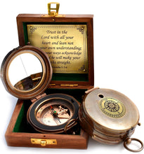 Load image into Gallery viewer, High-Quality Engraved Compass with Box - Ideal for Graduations &amp; Baptisms