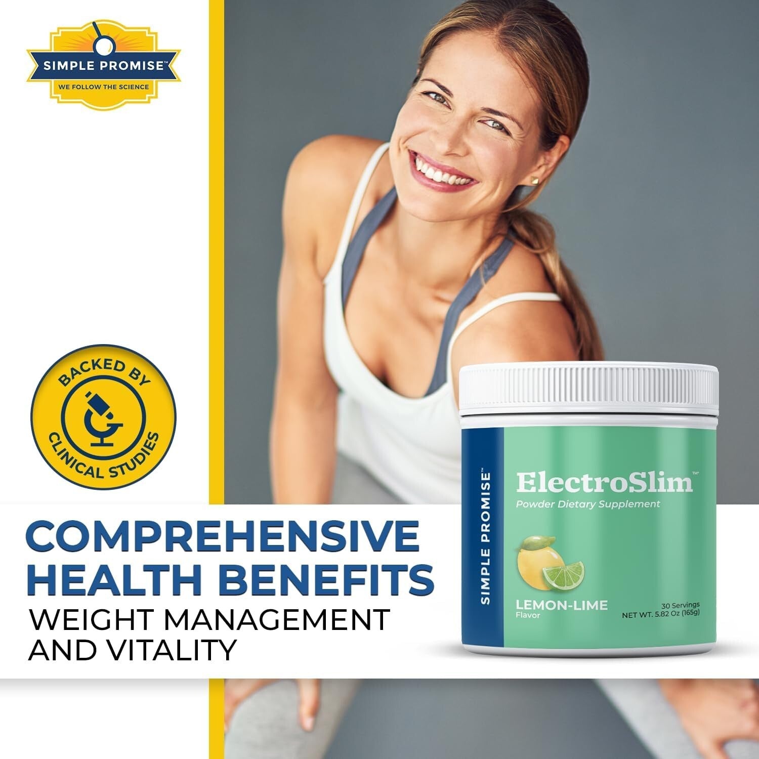 ElectroSlim - Plant-Based Electrolyte Powder for Daily Hydration & Energy Boost