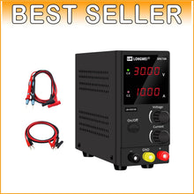 Load image into Gallery viewer, High Precision 30V 10A Benchtop Power Supply with LED Readout &amp; Safety Features