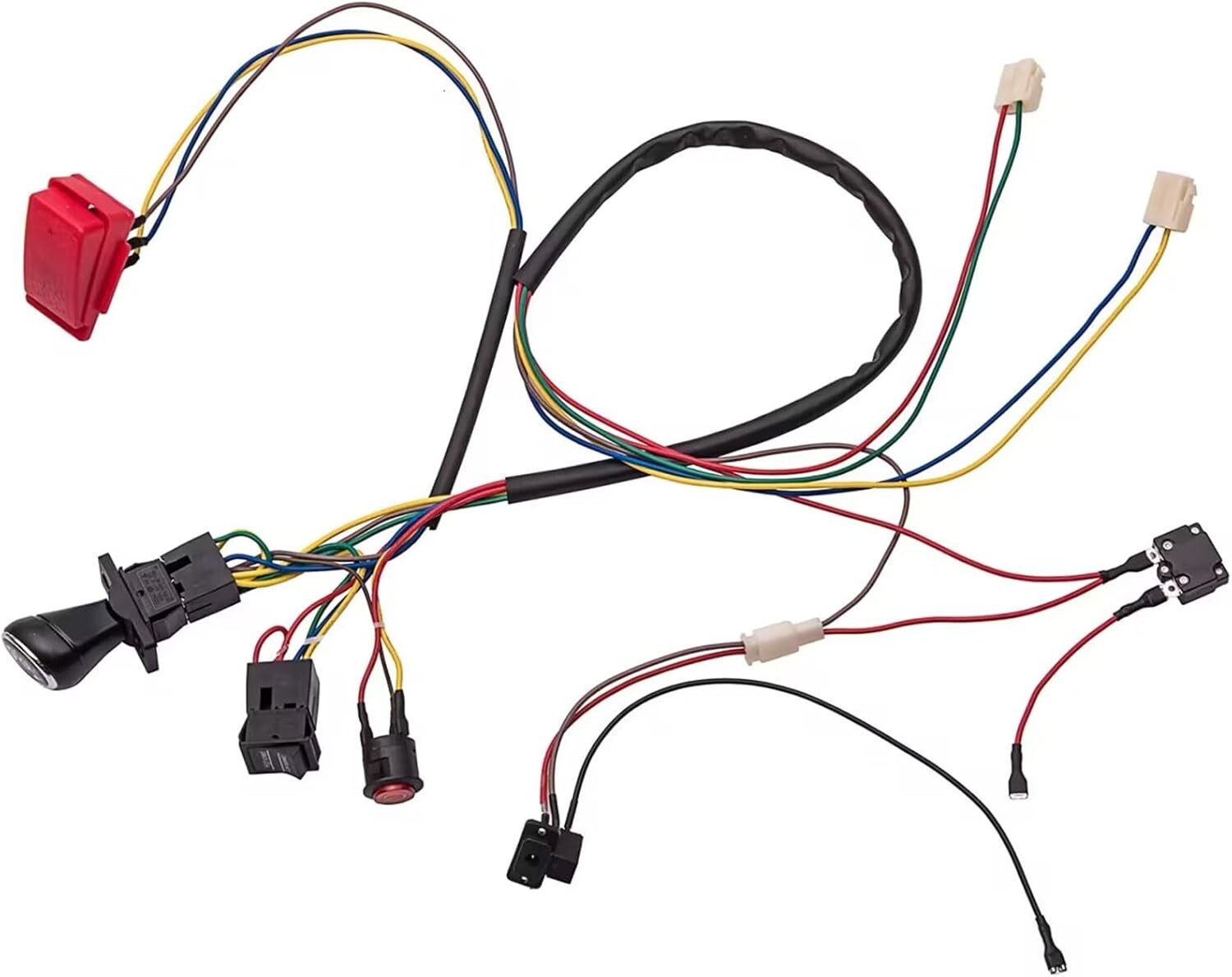 Complete Electric Car Modification Kit - Gearbox, Wires, and Switch for Kids