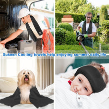 Load image into Gallery viewer, Portable Cooling Towels Set - 20 Soft, Quick-Dry Towels for Exercise &amp; Hot Days
