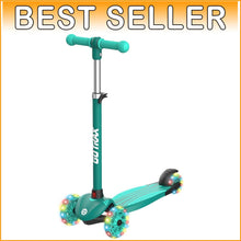 Load image into Gallery viewer, Kids Kick Scooter with LED Lighted Wheels &amp; Adjustable Handlebars for Ages 2-8