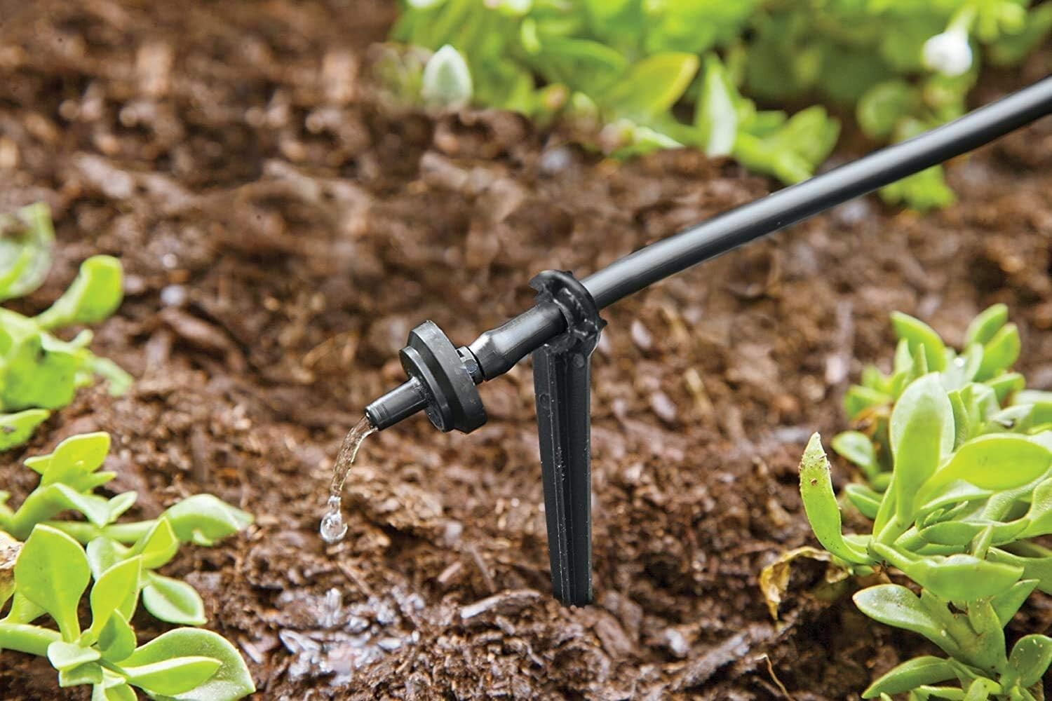 Customizable Timer Drip Irrigation Watering Kit for Containers & Hanging Baskets