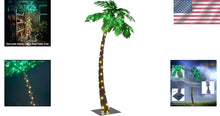 Load image into Gallery viewer, Stunning 5ft Lighted Palm Tree with Mini Copper Lights for Outdoor Celebrations