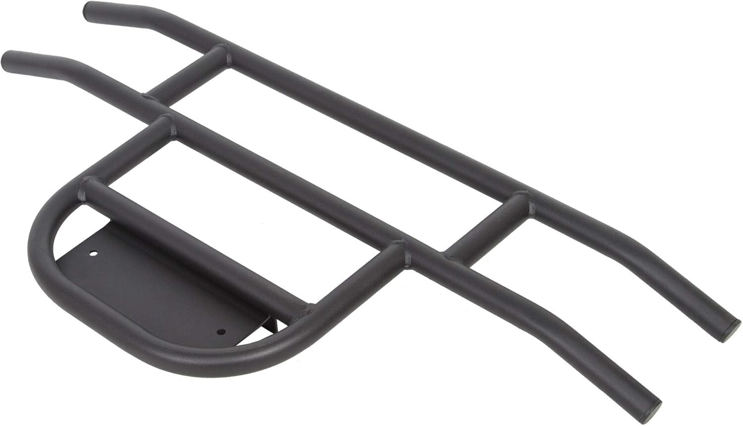 Sleek Matte Black Brush Guard for Club Car DS - Durable Steel Front Bumper