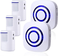 Load image into Gallery viewer, Premium Indoor/Outdoor Motion Sensor Detector with Portable Receiver - 3 Sensors