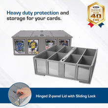 Load image into Gallery viewer, Durable Collectible Card Bins - 4-Pack with Dividers, Holds All Trading Cards