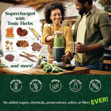 Load image into Gallery viewer, Superfood Greens Powder with Probiotics &amp; Tonic Herbs - Delicious Peach Flavor