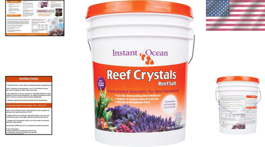 All-Purpose Reef Care Granules - 47 lbs Salt for Coral & Invertebrate Growth