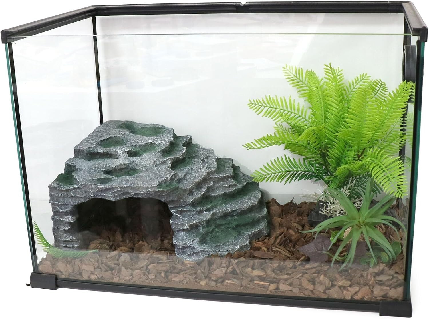 Multi-Purpose Reptile Basking Hideout - Large Rock Formation for Bearded Dragons
