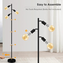 Load image into Gallery viewer, Versatile Industrial Floor Lamp - 3 Light Adjustable Design for Stylish Spaces