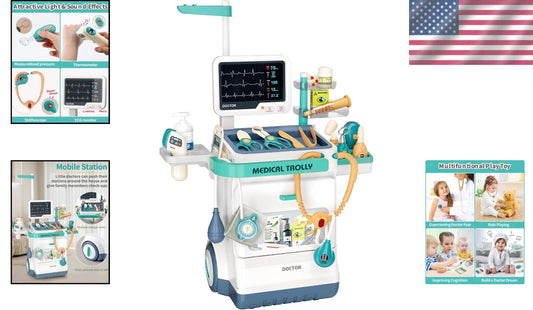 Complete Toddler Doctor Kit with Sound Effects - Perfect Gift for Ages 3-8