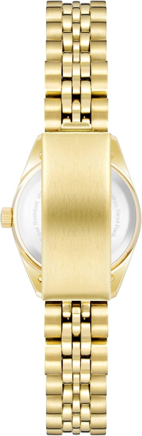 Water-Resistant Women's Watch with Gold-Tone Bracelet and Luxurious Crystals