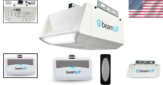 Effortless Overhead Garage Door Opener with Chain Drive - Quick Installation