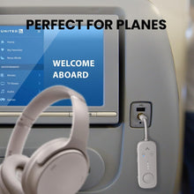 Load image into Gallery viewer, Lightweight 20-Hour Battery Bluetooth Adapter for AirPods &amp; Headphones on Planes