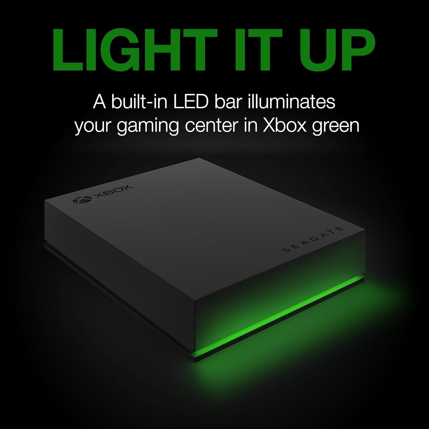 Xbox-Compatible 5TB HDD with LED Bar & Data Recovery Services - Game Ready!