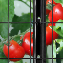 Load image into Gallery viewer, Versatile 4ft Black Steel Fence Posts - Ideal for Garden and Animal Barriers