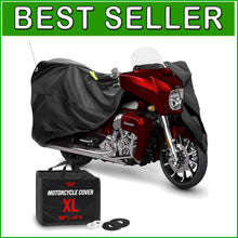 Load image into Gallery viewer, Ultimate Extra Large Heavy Duty Motorcycle Cover – Waterproof, Reflective Shield