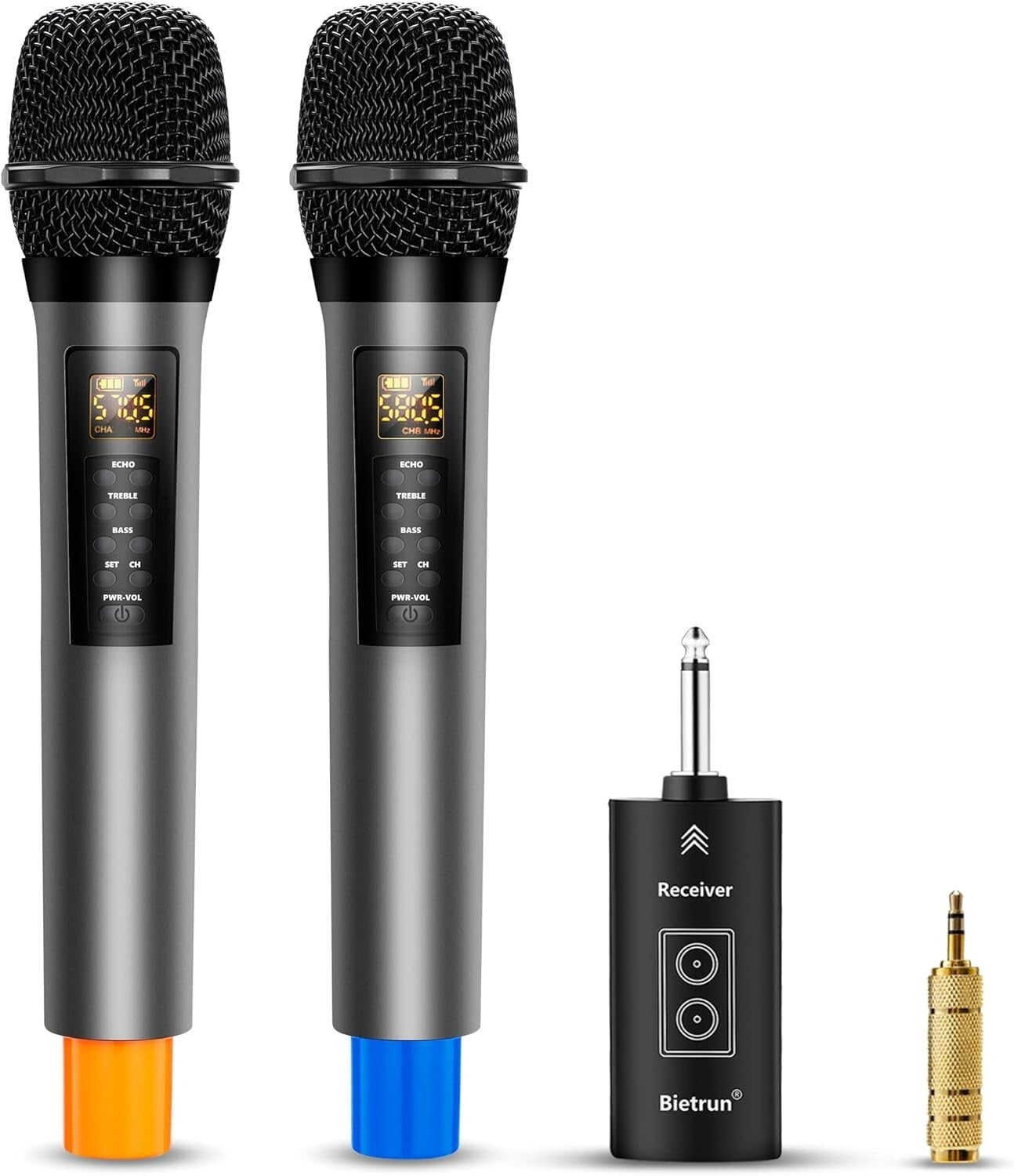 Echo & Treble Wireless Microphone – 160FT Range for Perfect Performances