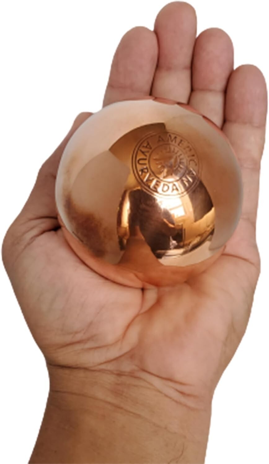 Handmade 10.75 lb Copper Healing Sphere - Perfect for Meditation & Energy Work