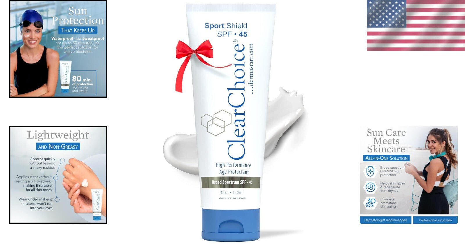 Hydrating Zinc Oxide Face Sunscreen SPF 45 - Broad Spectrum & No White Cast