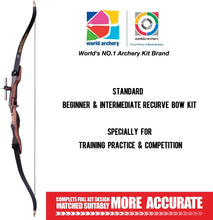 Load image into Gallery viewer, Noble 48/70 Inch Beginner Recurve Bow Kit - Complete with Arrows and Accessories