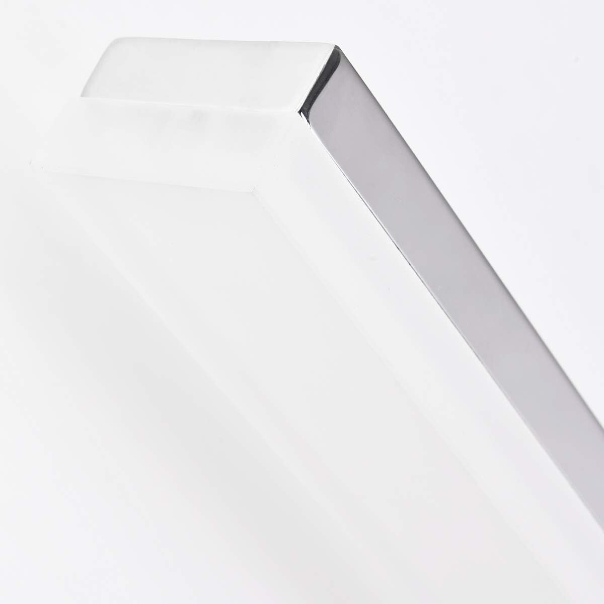 Sleek 36in Chromed LED Vanity Light for Stylish Bathroom - Adjustable & Dimmable