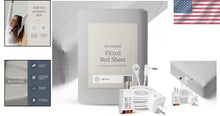 Load image into Gallery viewer, Luxurious Organic Cotton Grounding Sheet with 15-Foot Grounding Cord - King Size