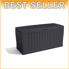 Load image into Gallery viewer, All-Weather 270L Storage Box - Holds Tools &amp; Cushions, Lockable &amp; Portable