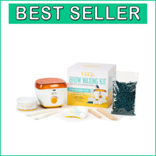 Load image into Gallery viewer, DIY Brow Waxing Kit with Essential Tools &amp; Mini Honee Warmer for Perfect Shape