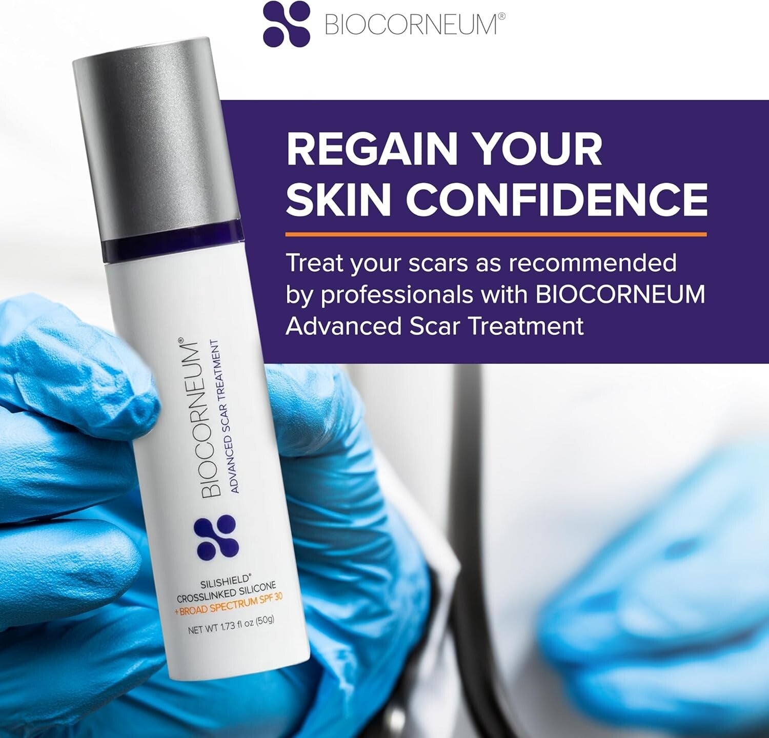 Water-Resistant Advanced Scar Solution with SPF 30 - Quick Results in 60 Days