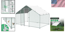 Load image into Gallery viewer, Large Metal Animal Run 10'Lx6.6'W - Perfect for Chickens, Rabbits, and More!