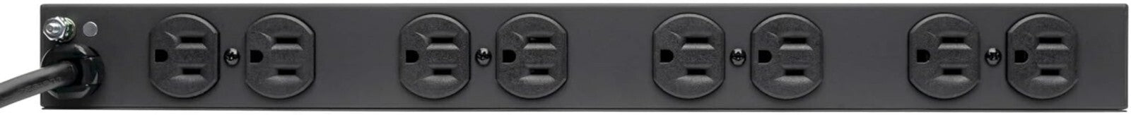 Premium 1U Rackmount Surge Protection Power Strip – 15A, 14 Outlets, 15ft Cord