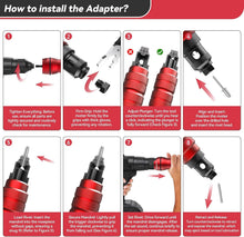 Load image into Gallery viewer, Transform Your Wireless Drill: Rivet Gun Adapter Kit with 30 Rivets &amp; Wrench