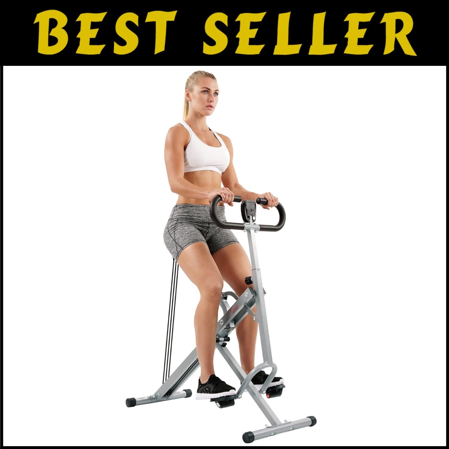 Durable Alloy Steel Row-N-Ride Squat Machine for Effective Total Body Training